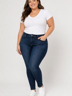 Torrid Bombshell Skinny Jeans Dark Wash Stretch Plus Size 16R